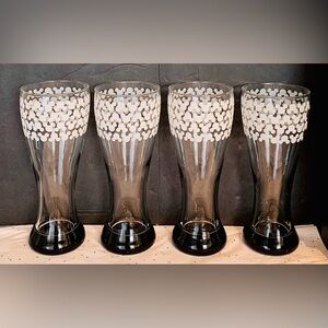 Disney Parks Mickey Mouse Beer Stein Glasses - set of 4